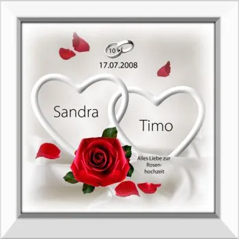 Geschenk zum 10. Hochzeitstag