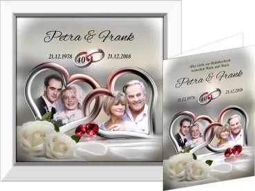 Geschenk zum 40. Hochzeitstag