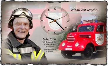 rustikales und edles Geschenk für langjährigen Kameraden