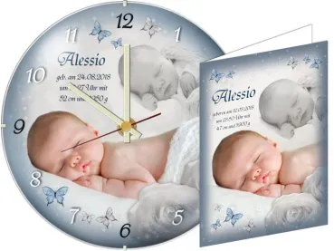 Geschenk Mädchen Geburt Grußkarte