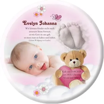 Geschenk Porzellanteller Mädchen