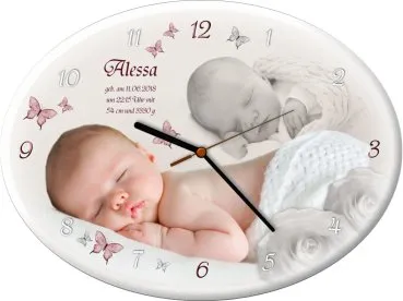 Geburt-Mädchen-Geschenk-Foto