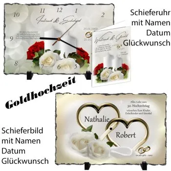 Goldhochzeit-Geschenk zum 50.Hochzeitstag