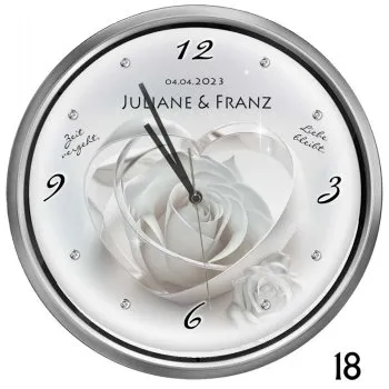 Modernes Hochzeitsgeschenk mit Vornamen der Eheleute