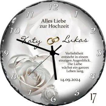 Motiv 17 - modernes Rosenmotiv silbergrau