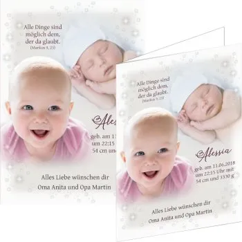 Der Uhr angepasste Glückwunschkarte