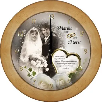 Hochzeitsuhr Diamanthochzeit