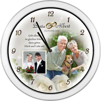 Silberhochzeit Geschenk Barbara Beyer Fotouhren