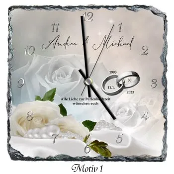 30 Jahre Ehe- Geschenk zur Perlenhochzeit