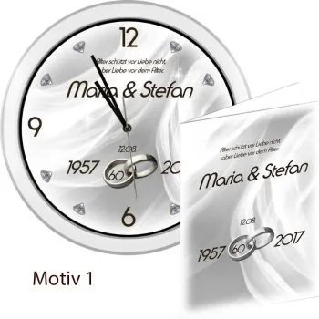 Personalisierte Grußkarten zur Silberhochzeit