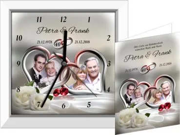 Geschenk zum 40. Hochzeitstag