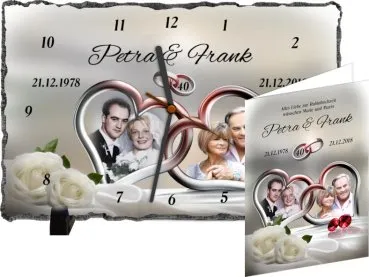 Rubinhochzeit-Geschenk für 40 Jahre Ehe
