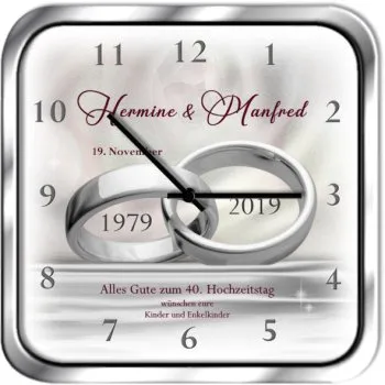 Rubinhochzeit-Geschenk zum 40.Ehejubiläum