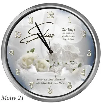 Taufgeschenk Taufuhr silber Motiv 21