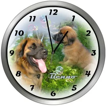 Moderne Fotouhr Metall Funk lautlos 30 cm