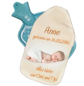 Wärmeflasche mit Fotodruck