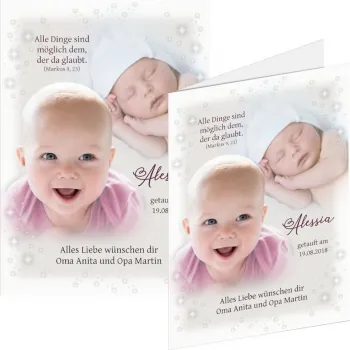 Taufgeschenk Taufuhr Mädchen