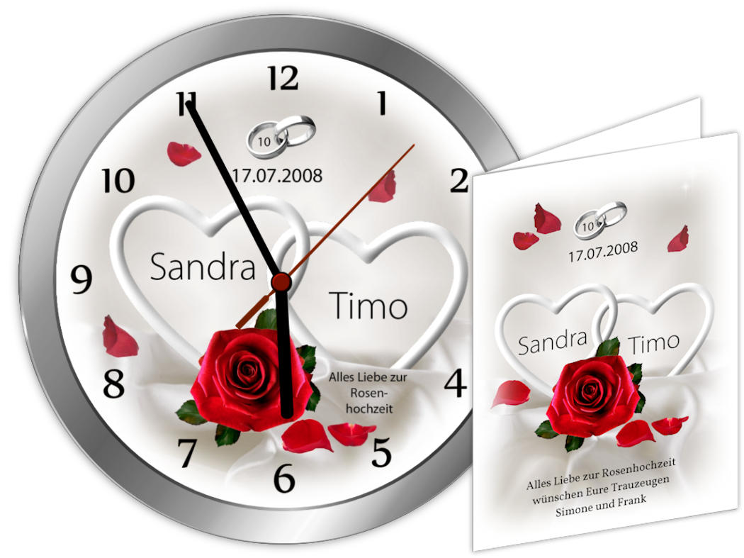10 Jahre Ehe die Rosenhochzeit