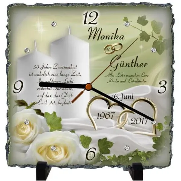 ungewöhnliches Geschenk zur Goldenen Hochzeit